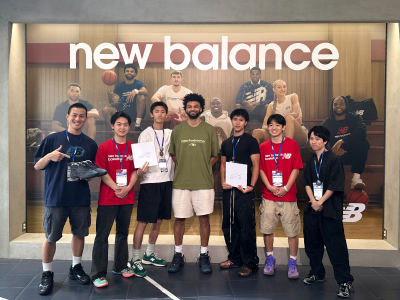 ニューバランスの契約選手デンバー・ナゲッツ所属の「ジャマール・マレー選手」が渋谷店に緊急訪問してくれました！