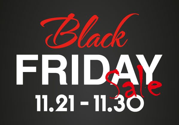11/21～11/30まで【BLACKFRIDAY SALE】対象アイテムまとめ買いで割引アップ！