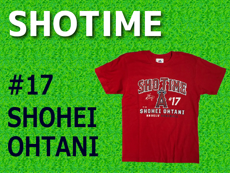 大谷翔平選手「SHOTIME　Tシャツ」入荷しました！