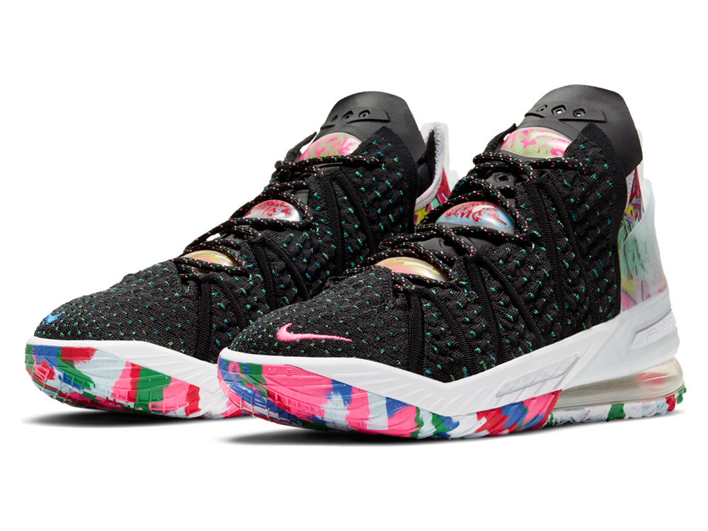 『NIKE LEBRON 18”BLACK/PINK BLAST-MULTI-COLOR”』10月3日（土）発売！