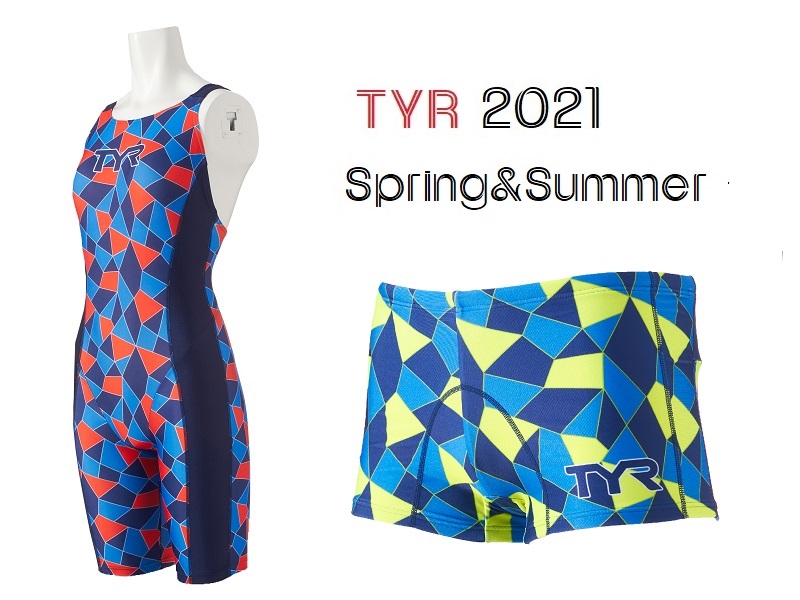 【新作入荷】TYR 2021SS　「CLUB TYR」シリーズ　”KALEIDOSCOPE”デザイン！