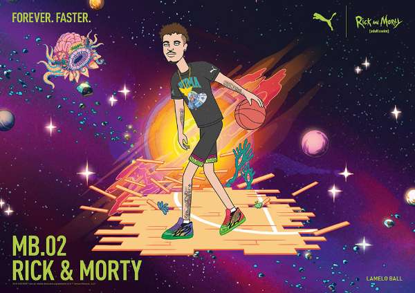 ラメロ・ボール 2ndシグネチャーモデル『PUMA MB.02 RICK AND MORTY』2月17日（金）発売！！ | バスケットボール用品 |  スポーツショップGALLERY・2