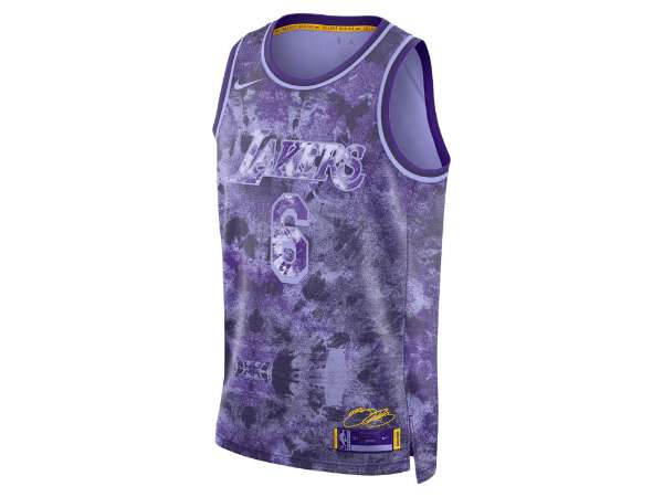 Lebron James バスケットボール NBAジャージ Lebron James Lakers Nike NBA #23 Jersey Swingman Yellow Sz