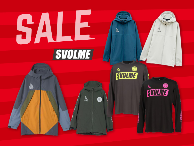 【SVOLME】フットボールアパレルPRICEDOWN！