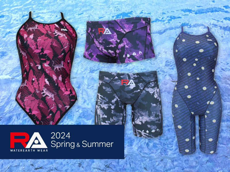 RA】2024Spring&Summerスイムウェア＆キャップ入荷しました