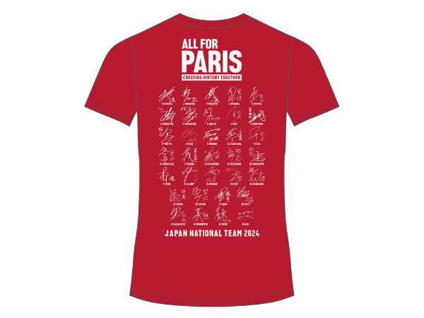 アシックス『2024年バレーボール男子日本代表応援Tシャツ』再 アシックス『2024年バレーボール男子日本代表応援Tシャツ』再