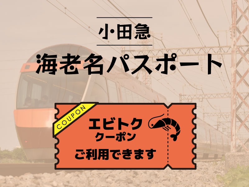 小田急ロマンスカー海老名パスポート【エビトククーポン】使えます！