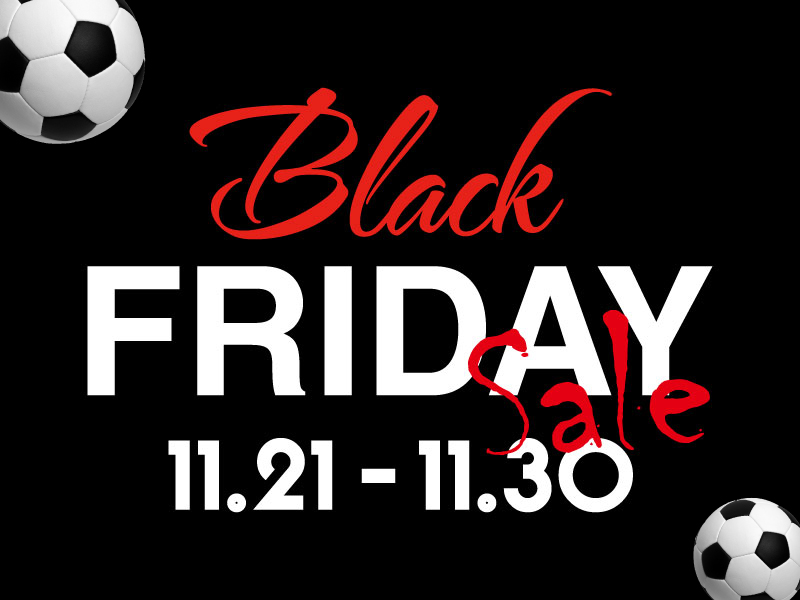 11月21日（金）より『ブラックフライデーセール！』超お買い得フットボールアイテムが多数登場！