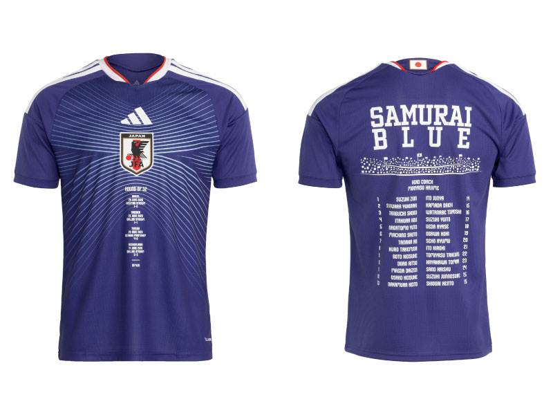 【オンラインショップ限定：予約】アディダス サッカー日本代表 2026 ホーム メモリアル ユニフォーム