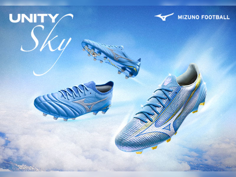 1/9（金）発売！蒼く燃える軌跡が、勝負を変える。MIZUNOFOOTBALL『Unity Sky Pack』