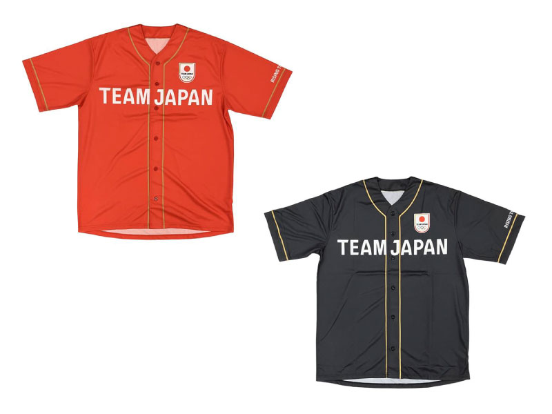 TEAM JAPAN応援ベースボールシャツ好評販売中！