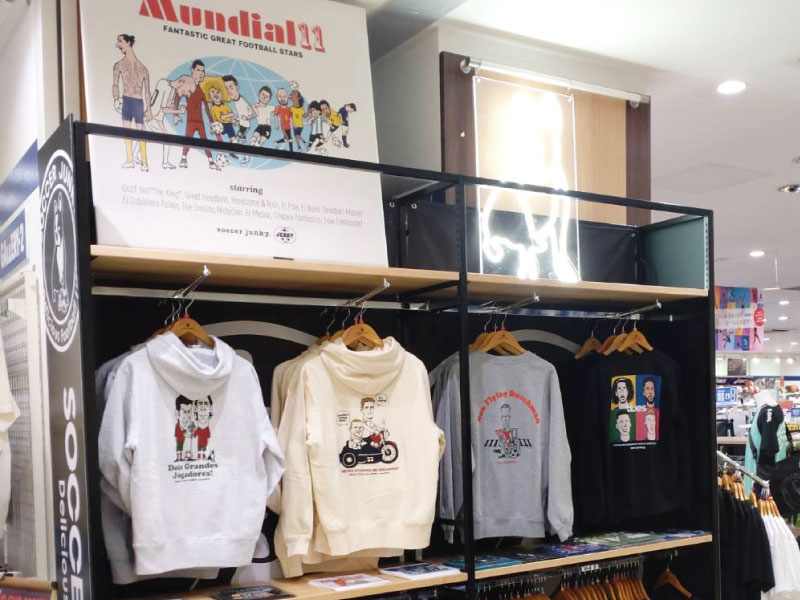 港北ノースポート・モール店に「soccer junky」ショップインショップ誕生！