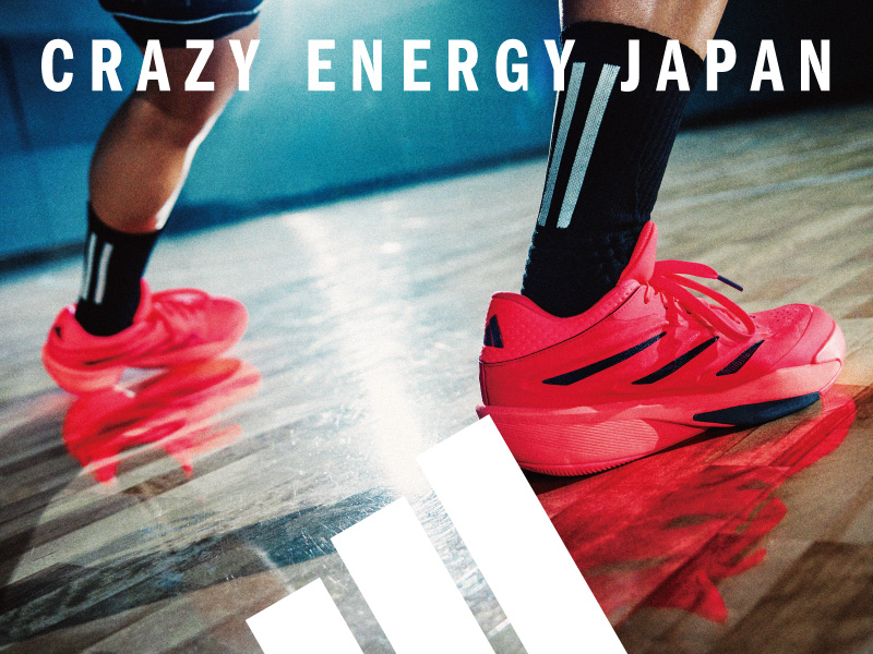 7/15（水）発売！ADIDASの本気が詰まったバッシュ『CRAZY ENERGY JAPAN』誕生！ご予約受付中