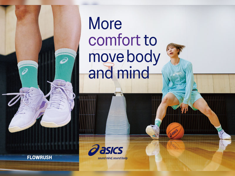 ASICSBASKETBALL『より高い目標を目指す女性プレーヤーのために設計されたバスケットボールシューズ』【FLOWRUSH】7/16（木）発売！