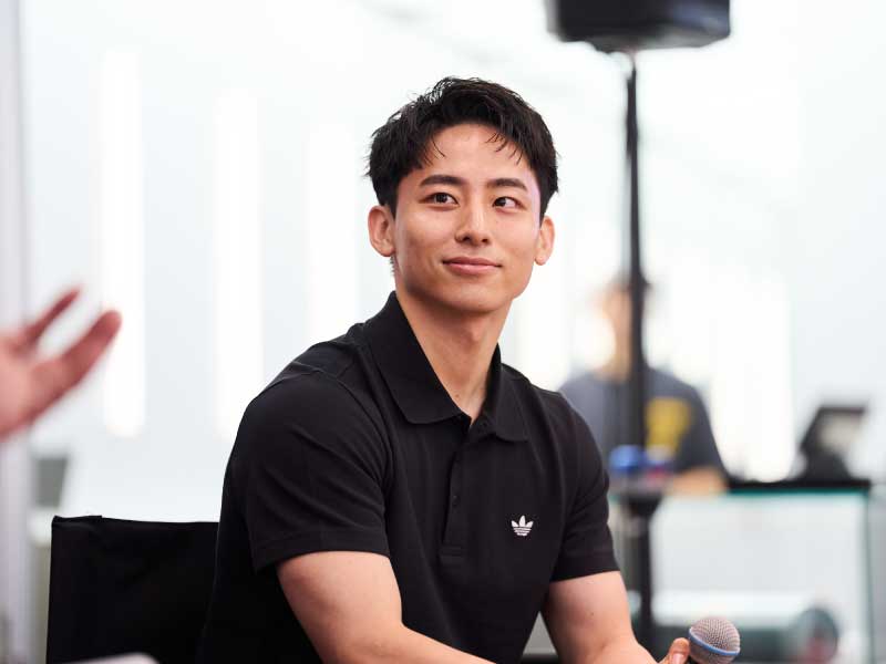 アディダスのブランドアンバサダーに就任した河村勇輝選手を迎えて開催されたトークセッション”MEET YUKI”に参加しました