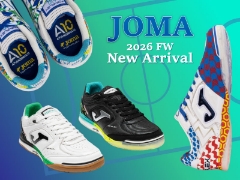 JOMA フットサル／インドアシューズ2026秋冬 最新モデル 9/5（土）発売！ご予約受付中！！