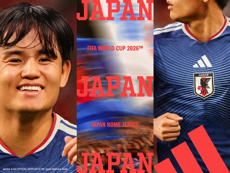 アディダス サッカー日本代表 2026 ユニフォーム 11/6 18時オンラインストアで発売開始！