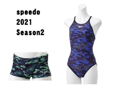 【新作入荷】speedo 2021 Season2 「ＴurnS」コレクションシリーズ NEWデザイン"Lightning Camouflage"‼
